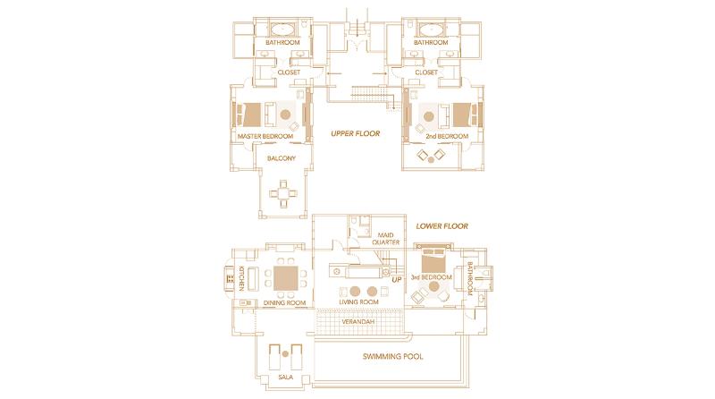 带3个卧室的别墅, Pimalai Resort & Spa   Sha Extra Plus