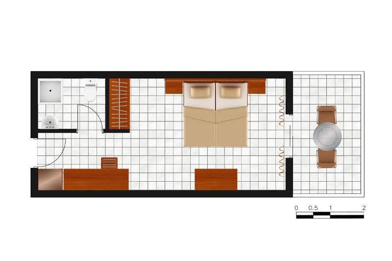 스탠다드 룸 가든 전망, Xenios Dolphin Beach