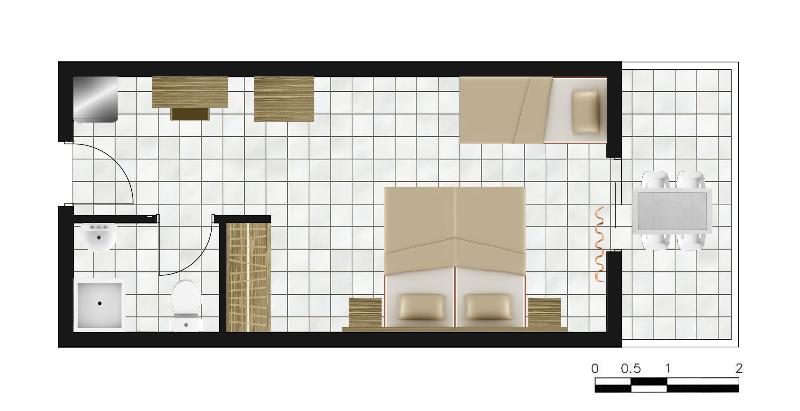 수피리어 룸 측면 바다 전망, Xenios Dolphin Beach