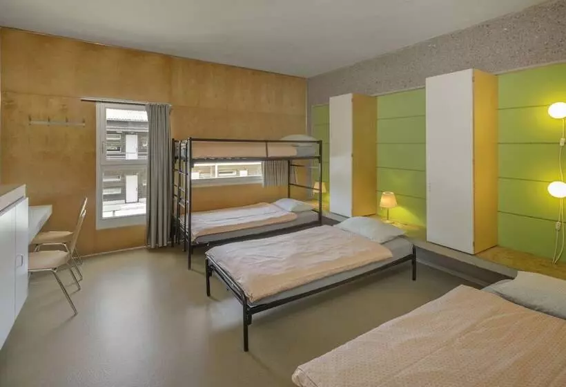 اتاق استاندارد چهارنفره با سرویس بهداشتی مشترک, Lausanne Youth Hostel Jeunotel