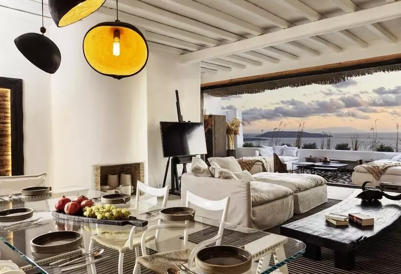 ３ベッドルームのデラックスビラ, Myconian Panoptis Escape, A Member Of Small Luxury Hotels Of The World