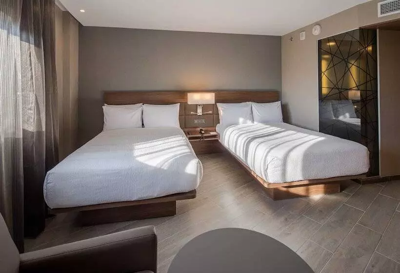 ２ダブルベッドのスタンダードルーム, Ac Hotel By Marriott Guadalajara Expo