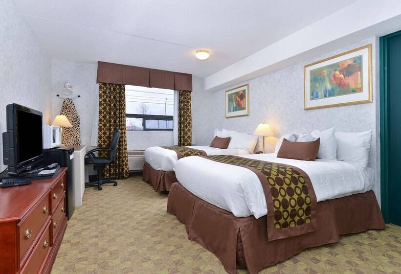 ２ダブルベッドのスタンダードルーム, Lexington Inn & Suites Windsor