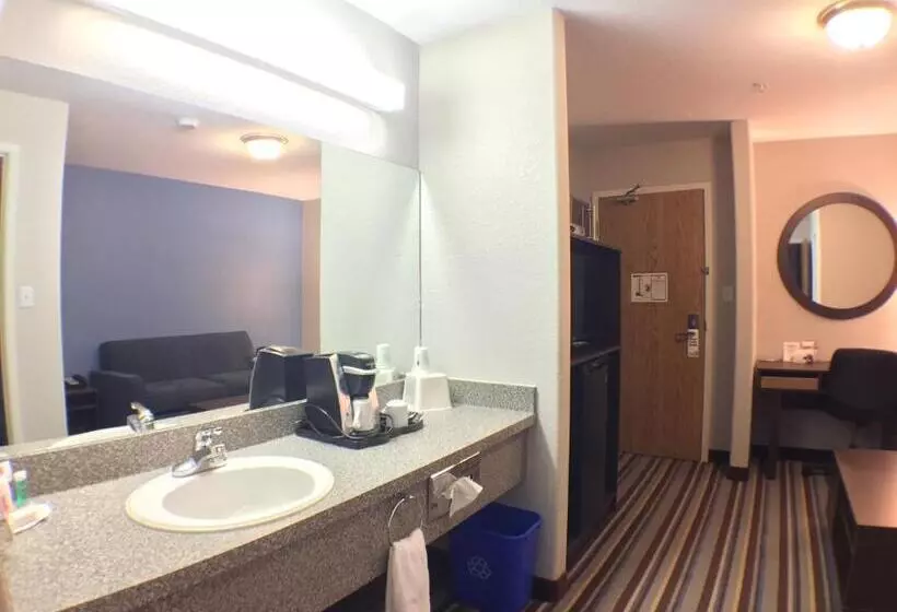 キングサイズベッドのデラックススイート, Super 8 By Wyndham Fort Frances