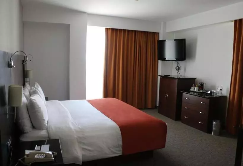 キングサイズベッドのスタンダードルーム, Radisson Poliforum Plaza Hotel Leon