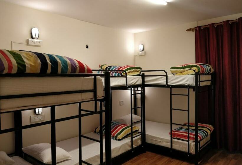 スーペリアーシェアルームのワンベッド, Madpackers Manali