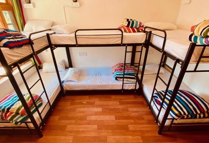 スーペリアーシェアルームのワンベッド, Madpackers Manali