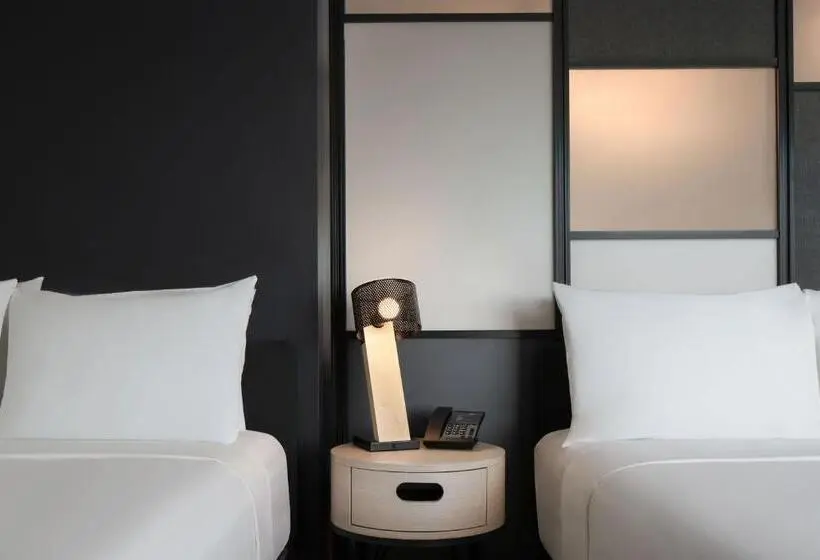 クイーンサイズベッドのスタンダードルーム, Aloft Houston Shenandoah   The Woodlands