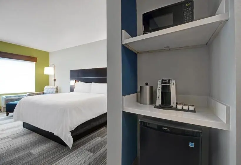 キングサイズベッドのスイートルーム, Holiday Inn Express   Milwaukee Downtown, An Ihg
