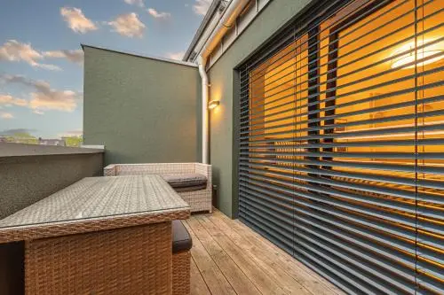 バルコニー付き１ベッドルームアパートメント, B26 Apartments   Unterwegs Zu Hause