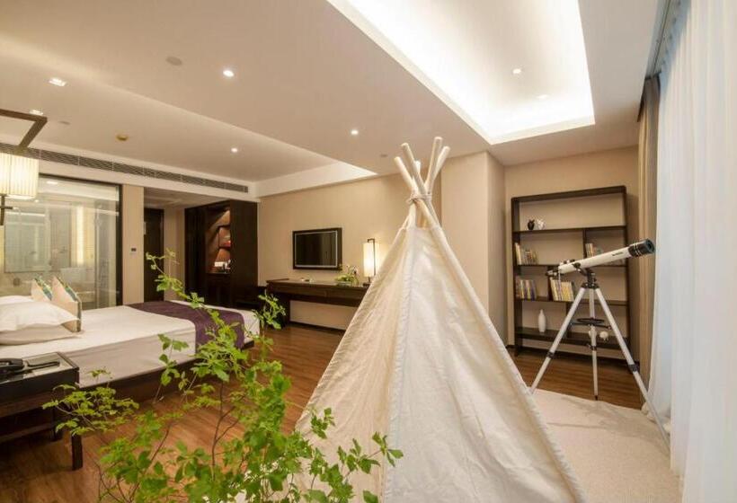 디럭스 룸, Ssaw Boutique Shanghai South Xuhui Riyueguang