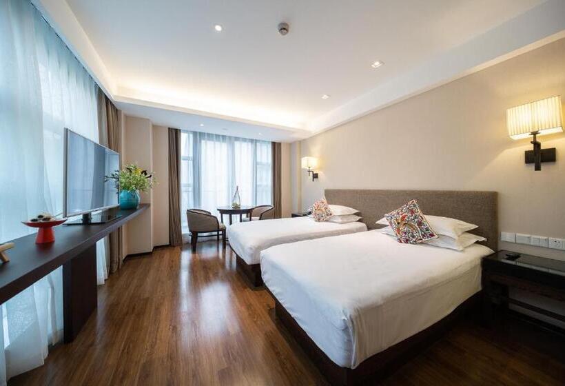 디럭스 룸, Ssaw Boutique Shanghai South Xuhui Riyueguang