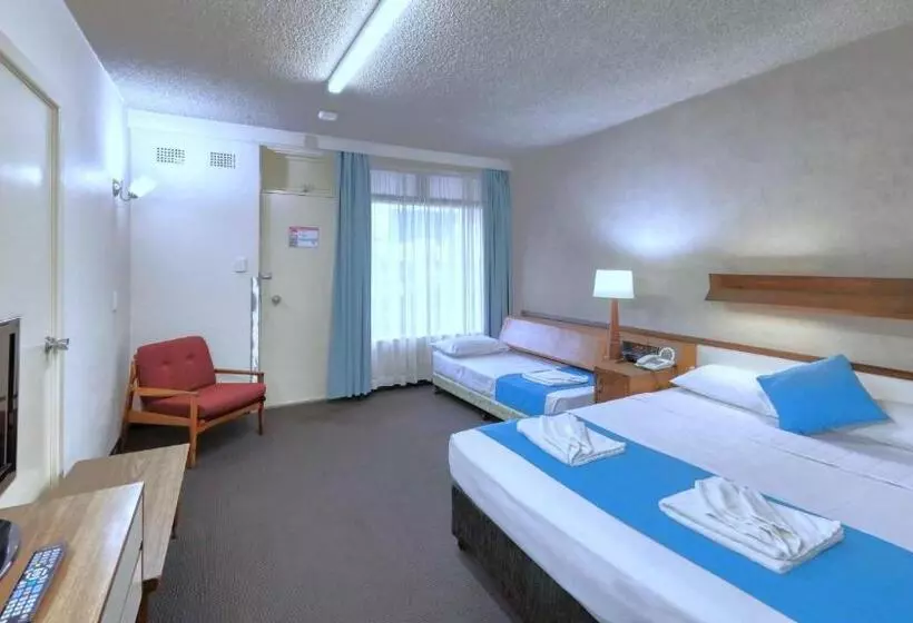 クイーンサイズベッドのスタンダードルーム, Goulburn Central Motel