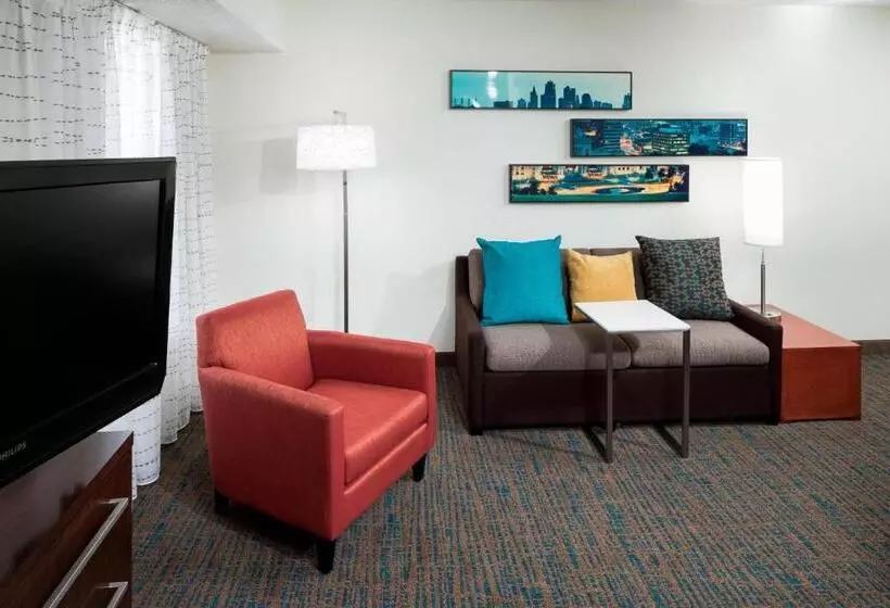 キングサイドベッドのスタンダードワンルーム, Residence Inn Kansas City Overland Park