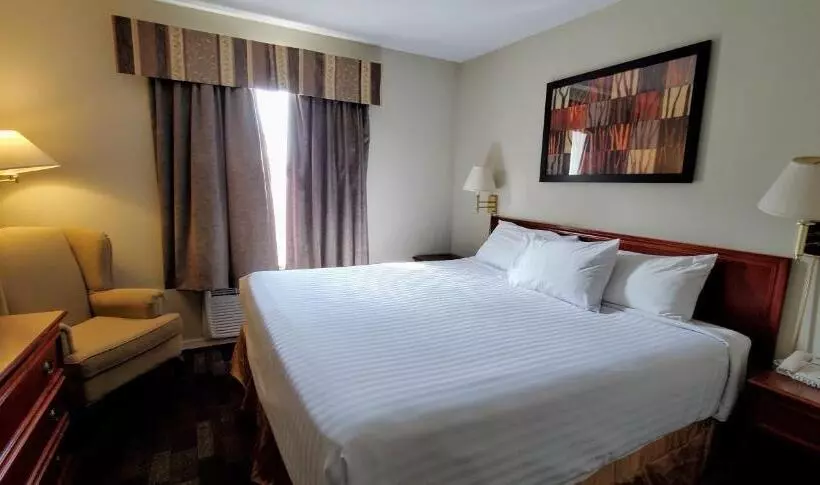 キングサイズベッドのデラックススイート, Travelodge By Wyndham Stony Plain