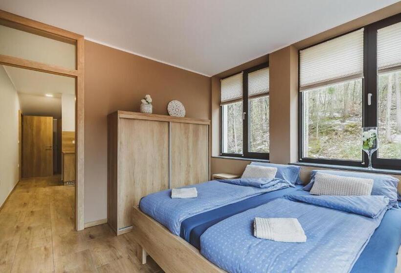 آپارتمان 1 خوابه با چشمانداز, Center Vintgar