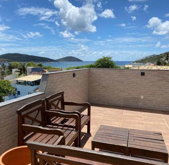 דירת פנטהאוז 1 חדרי שינה, Arraial Hospedagem