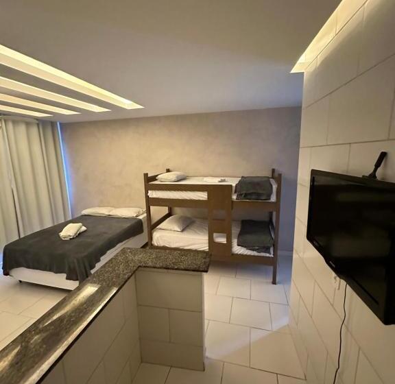 חדר משפחתי נוף לים, Arraial Hospedagem