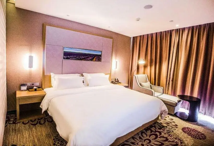 キングサイズベッドのデラックスルーム, Lavande Hotel Zhumadian High Speed ​​railway Station