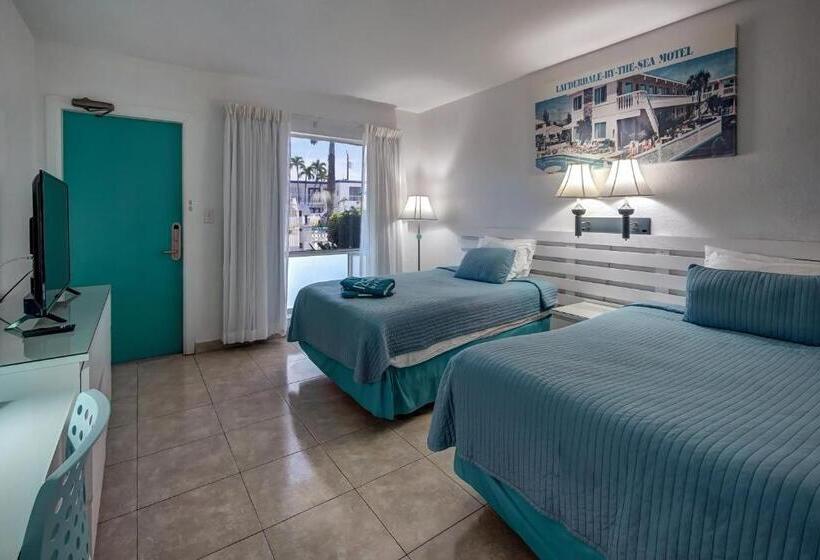 带2个双人床的标准工作室, Horizon By The Sea Inn