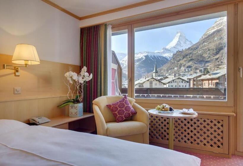 带观景的高级间, Metropol & Spa Zermatt
