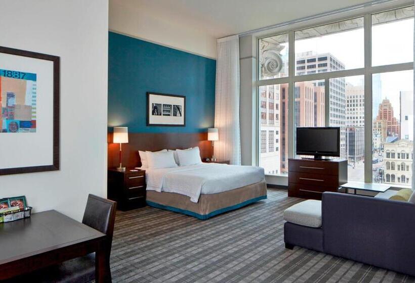 Студио Стандарт Кровать Кинг, Residence Inn Milwaukee Downtown