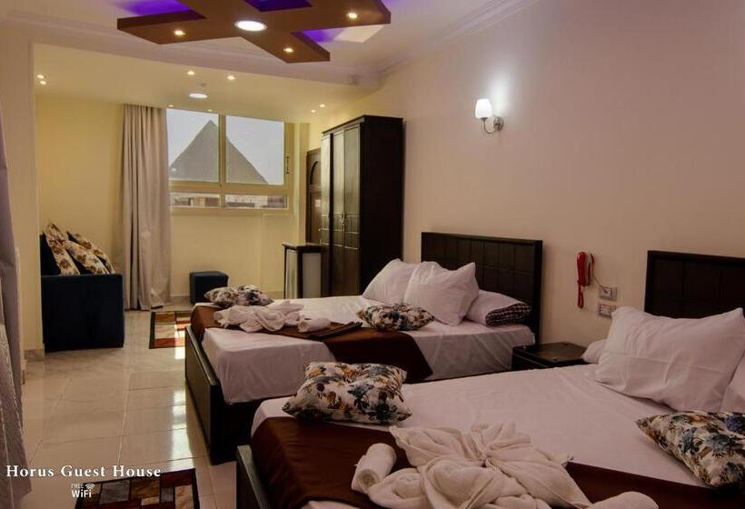 اتاق سوپریور با تخت بزرگ, Horus Guest House Pyramids View