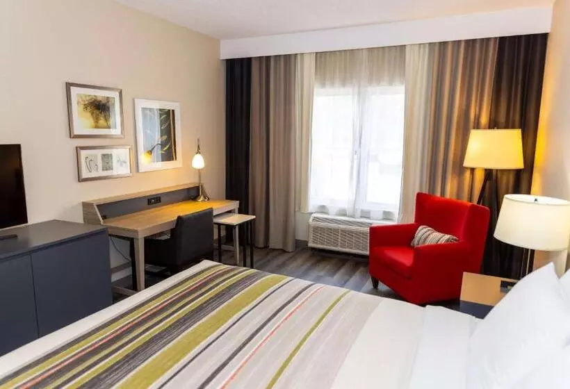 キングサイズベッドのスタンダードルーム, Country Inn & Suites By Radisson, Lehighton Jim Thorpe, Pa
