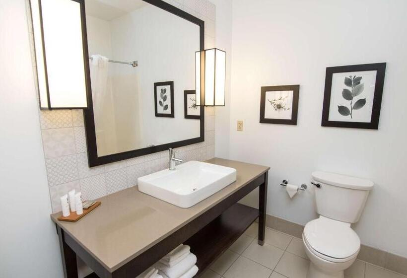 מיטת קינג בסוויטה, Country Inn & Suites By Radisson, Lehighton Jim Thorpe, Pa