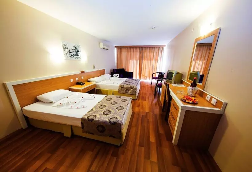 اتاق استاندارد چهار تخته با چشم‌انداز دریا, Tuntas Beach Hotel   All Inclusive