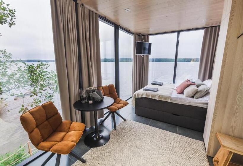 Люкс Премиум, Lake Hotel Lehmonkärki   Haasi Mirror Houses