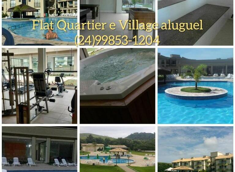 带1个卧室的公寓, Flats No Aldeia Das águas