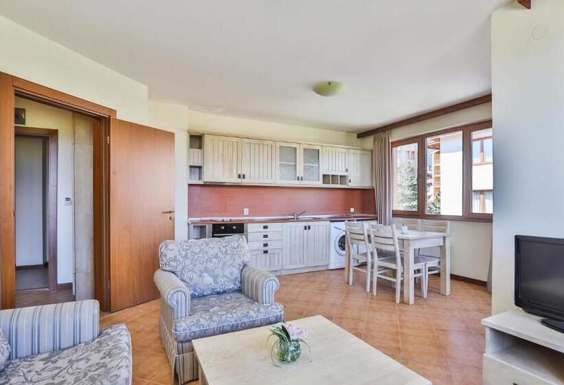 Апартаменты 1 Спальня с Балконом, Pirin Golf & Country Club Apartment Complex