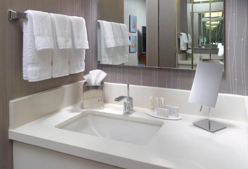 带大床的行政房间, Courtyard By Marriott Atlanta Alpharetta