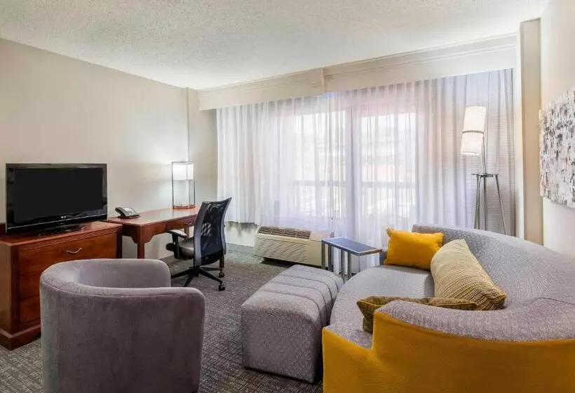 キングサイズベッドのスタンダードルーム, Courtyard By Marriott Chattanooga Downtown