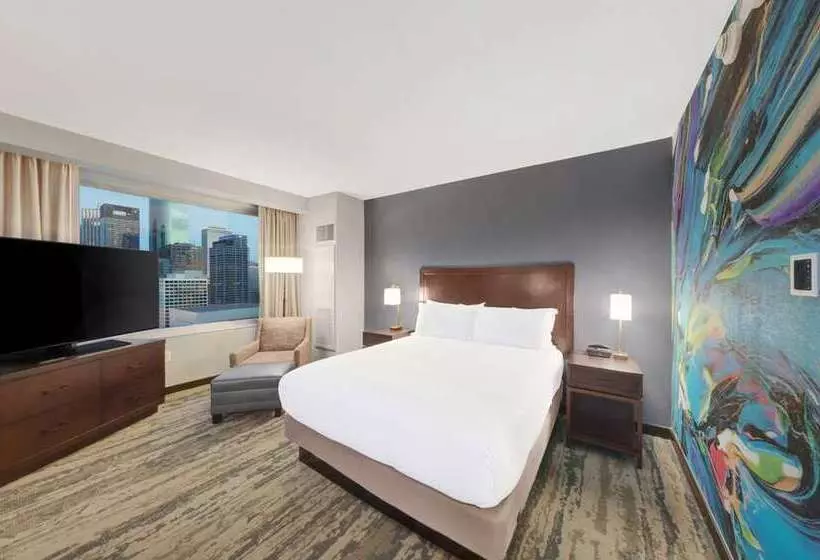 キングサイズベッドのスタンダードルーム, Hilton Americashouston