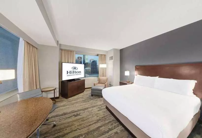 キングサイズベッドのスタンダードルーム, Hilton Americashouston