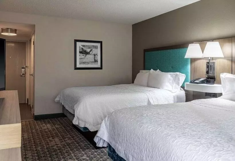 ２ダブルベッドのスタンダードルーム, Hampton Inn Kansas Citylee S Summit