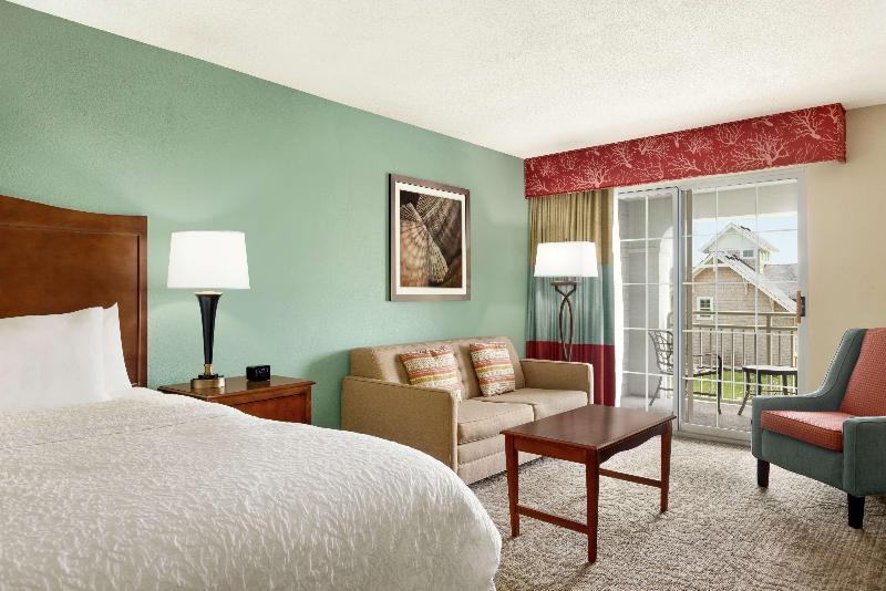 带大床的标准间, Hampton Inn & Suites Outer Banks/ Corolla