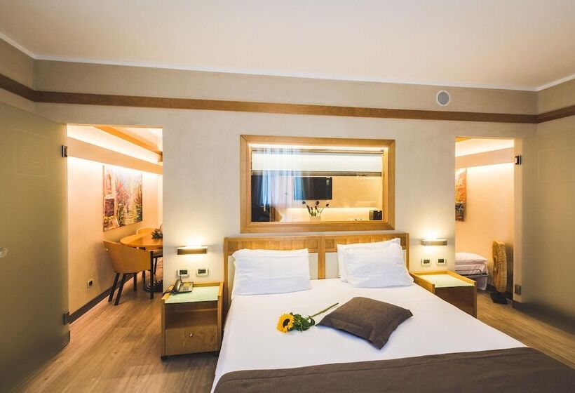 월풀욕조 주니어 스위트, Park Hotel Ai Pini & Restaurant Ai Pini