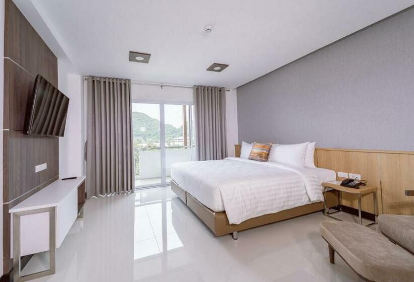 חדר דחוקס עם מיטת קינג, Sitthinard Grandview