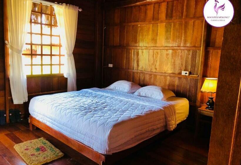 اتاق استاندارد با تخت بزرگ, Rooster Mekong Garden & Villas