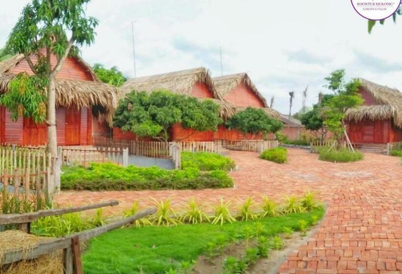 اتاق استاندارد با تخت بزرگ, Rooster Mekong Garden & Villas