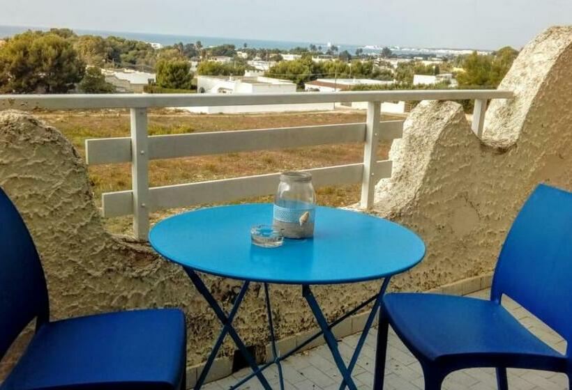 غرفة قياسية مطلّة علي البحر, Villa Belvedere Salento