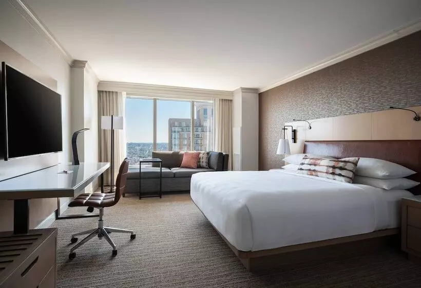 景色の見えるダブルベッドスタンダードルーム, Baltimore Marriott Waterfront