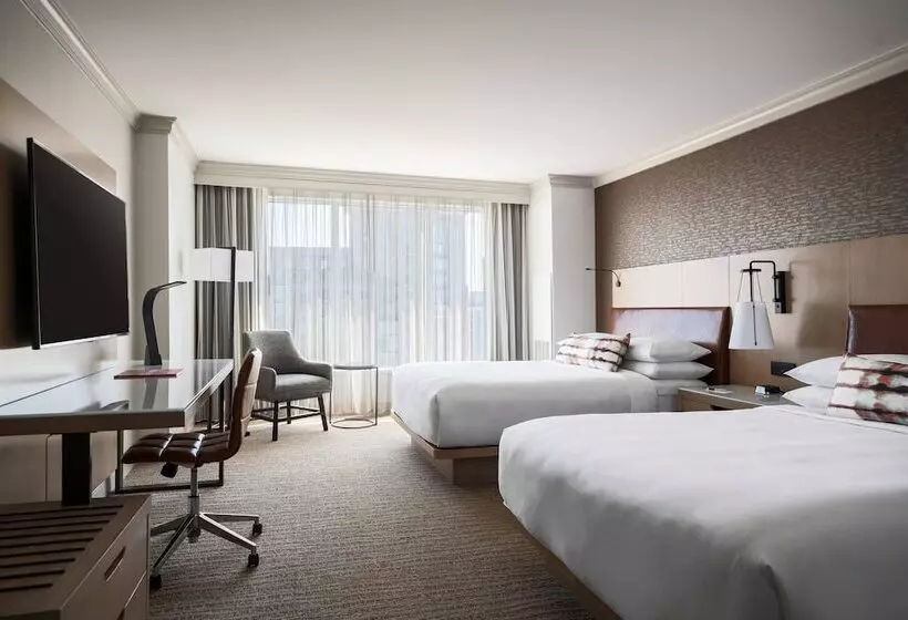 ２ダブルベッドのスタンダードルーム, Baltimore Marriott Waterfront