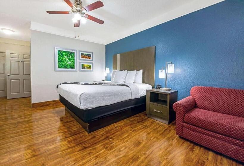 Номер Стандарт Кровать Кинг Адаптированный для Инвалидов, La Quinta Inn & Suite Kingwood Houston Iah Airport 53200