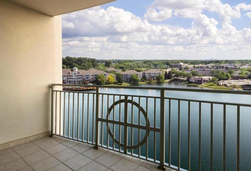 חדר סטנדרט עם מיטת קווין, Marriott Indianapolis North