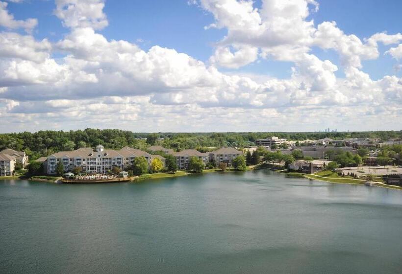 חדר סטנדרט עם מיטת קווין, Marriott Indianapolis North