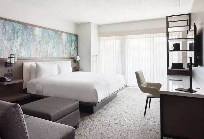 ダブルベッドスタンダードルーム, Marriott Savannah Riverfront